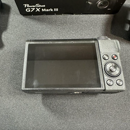 Canon PowerShot G7 X Mark III Digital Camera BLACK With Extras